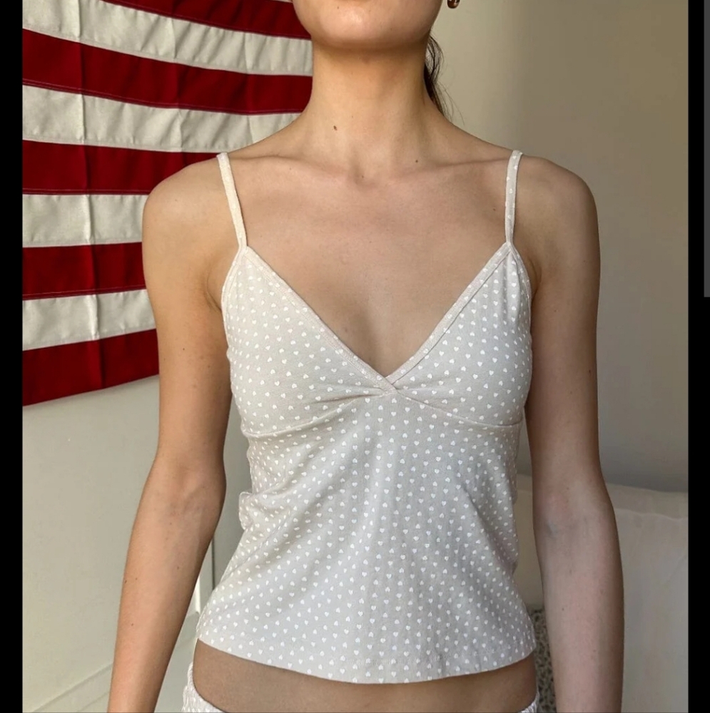 Brandy Melville Hearts Tank